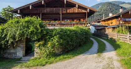 Historic farmhouse in the Bavarian alps