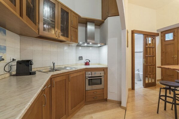 Een oven, een kookplaat