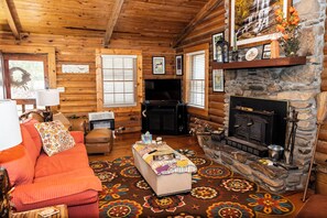 Smart TV, chimenea