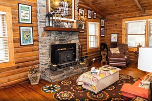 TV connectée, cheminée