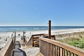 On the beach
