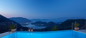 Luxury Villa With Stunning Views in Lefkada
