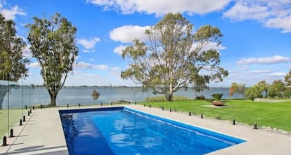 Yarrawonga's ultimate Waterfront holiday house sleeping up to 16 guests