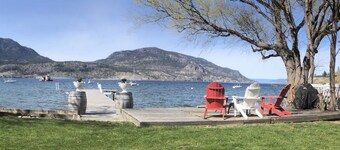 Lake Front Downtown Kelowna  home With beautiful dock 