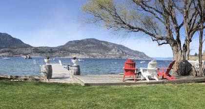 Lake Front Downtown Kelowna home With beautiful dock