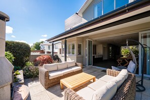 Terrace/patio - Large Luxury Lakefront Home. (Wanaka)