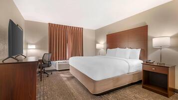 Edredón, camas con pillow-top y caja de seguridad en la habitación