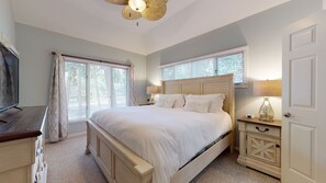 2 bedrooms, in-room safe, iron/ironing board, WiFi