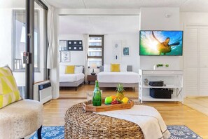 1 間睡房、熨斗/熨衫板、免費 Wi-Fi、床單