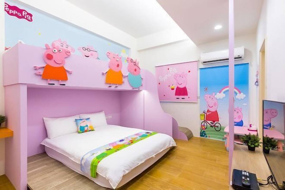 1 dormitorio, decoración individual, mobiliario individual y escritorio