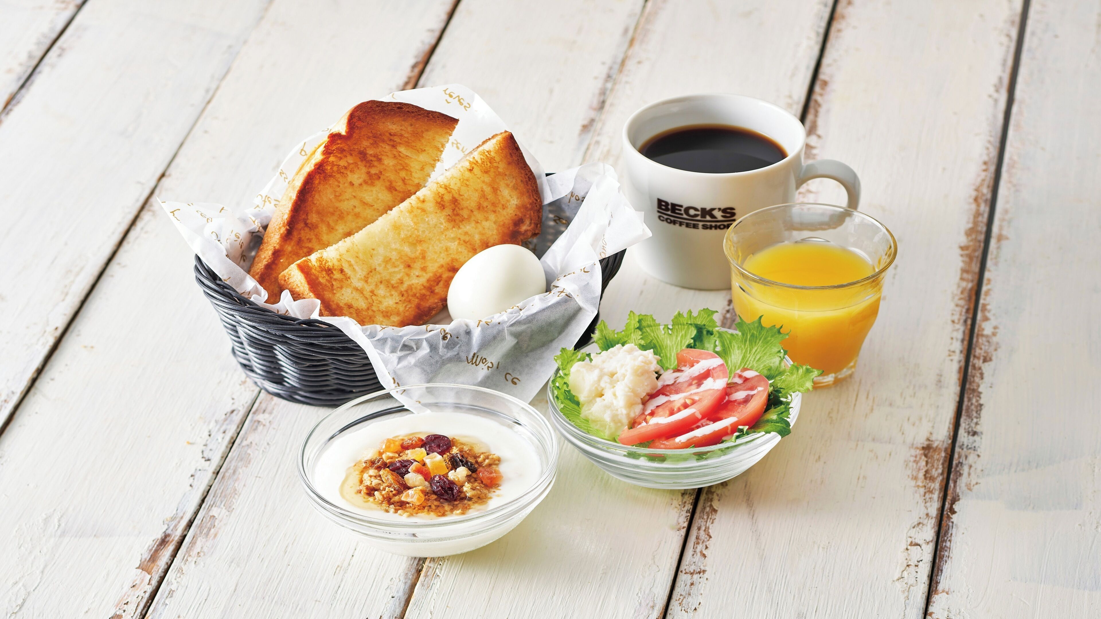 daily english breakfast (jpy 800 per person)