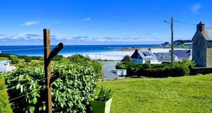 Triplex for 5 people with sea view terrace 100 m from Trestel beach