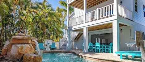 Una piscina climatizada