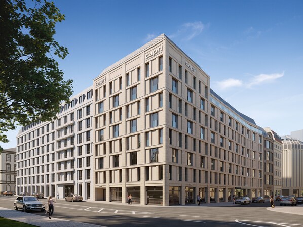 Konaklama yerinin ön cephesi