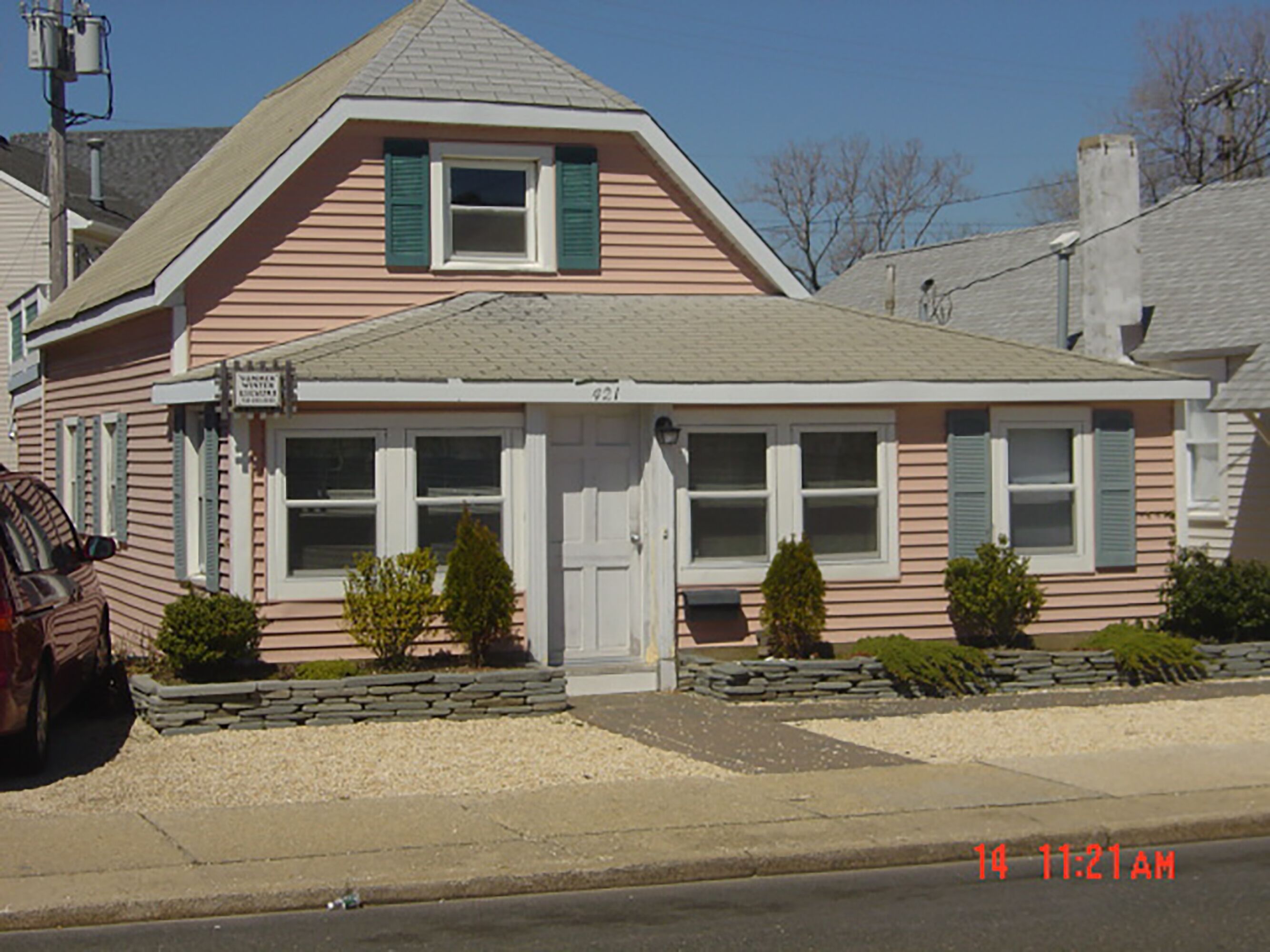 Large home two floors with upper deck area.  