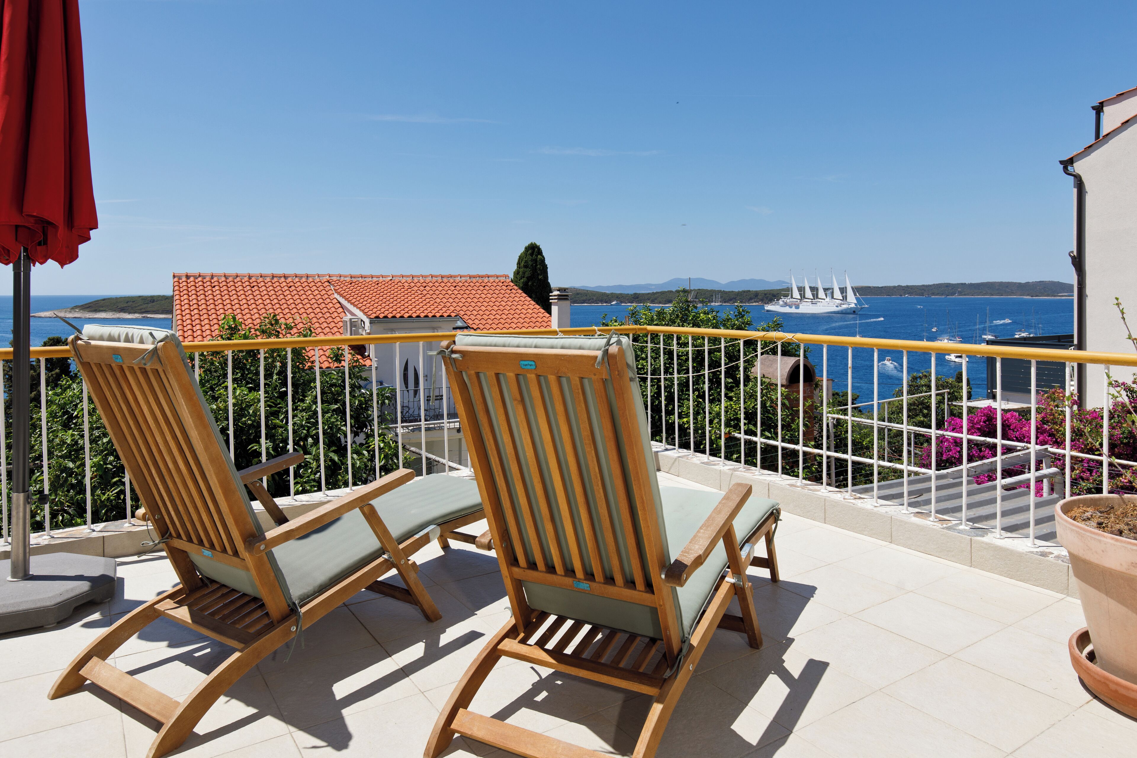Double Room, Terrace, Sea View | Terrace/patio
