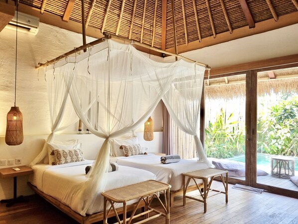 BoBosVilla7 | Blackout drapes, rollaway beds, free WiFi, bed sheets - BoBos Villa (Canggu)