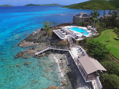Outdoor pool. Gallows Point 10A, Ocean Front Elegance - 5-Star Amenities