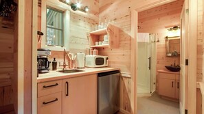 Microwave, coffee/tea maker