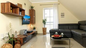 TV, lettore DVD, impianto stereo