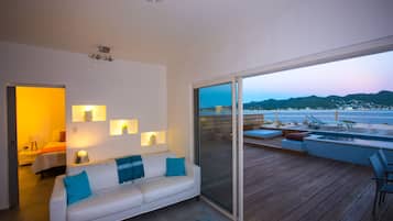 Villa, 2 camere da letto | Area soggiorno | TV