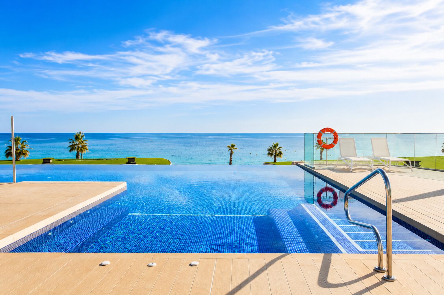 Una piscina climatizada