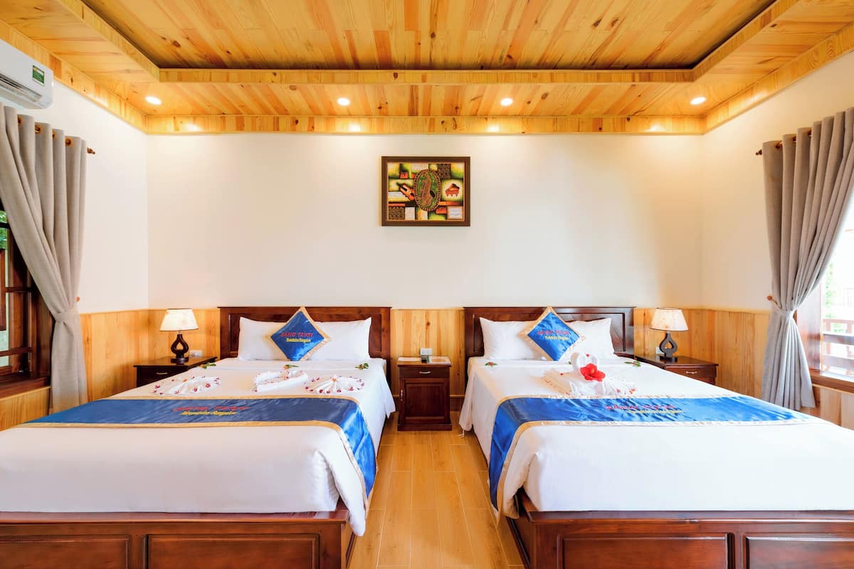 Deluxe Queen Room 2 | Bộ đồ giường cao cấp, nệm cao su hoạt tính (memory foam), minibar 