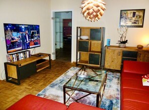 Smart TV, video games, DVD player, books