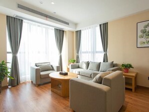 Living area - Greettree Inn Jieshou Renmin Road Guozhen Plaza (Fuyang)