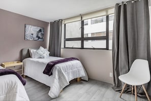 2 bedrooms, individually decorated, individually furnished, desk - Pomona Apartments by Daju (Mexico City)