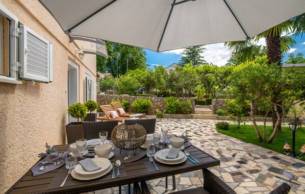 Restauration en plein air