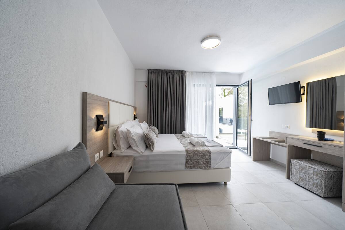 1 slaapkamer, luxe beddengoed, geluiddichte muren, gratis wifi