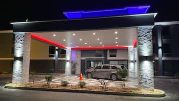 Front of property - evening/night