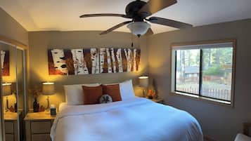 2 bedrooms, iron/ironing board, free WiFi, bed sheets