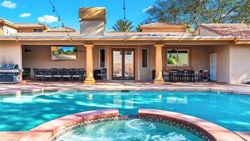 Et oppvarmet basseng