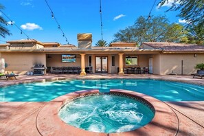Una piscina climatizada