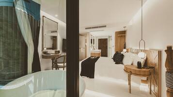 Plunge Pool Suite | Hochwertige Bettwaren, Pillowtop-Betten, Minibar, Zimmersafe