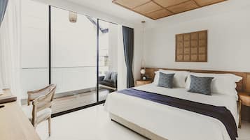 Ropa de cama de alta calidad, colchones con pillow-top y minibar