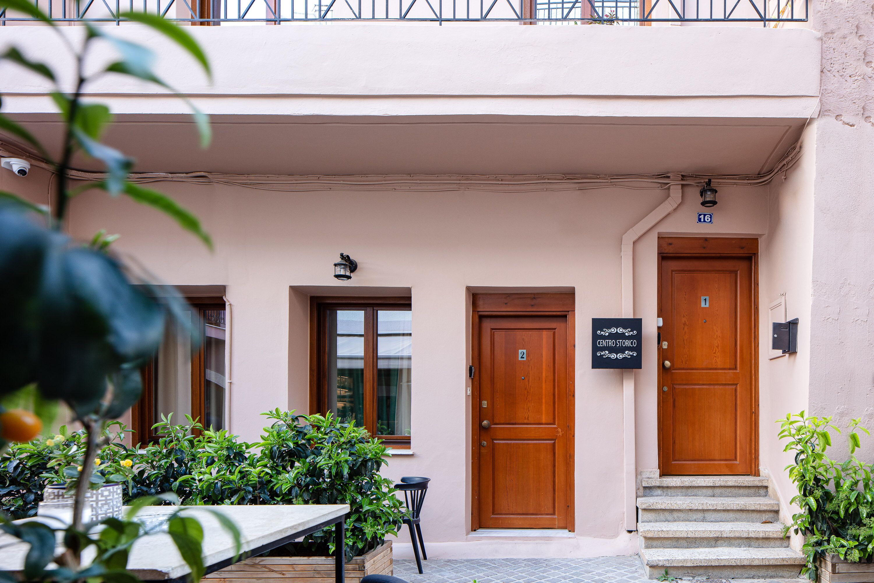 Majoituspaikan julkisivu