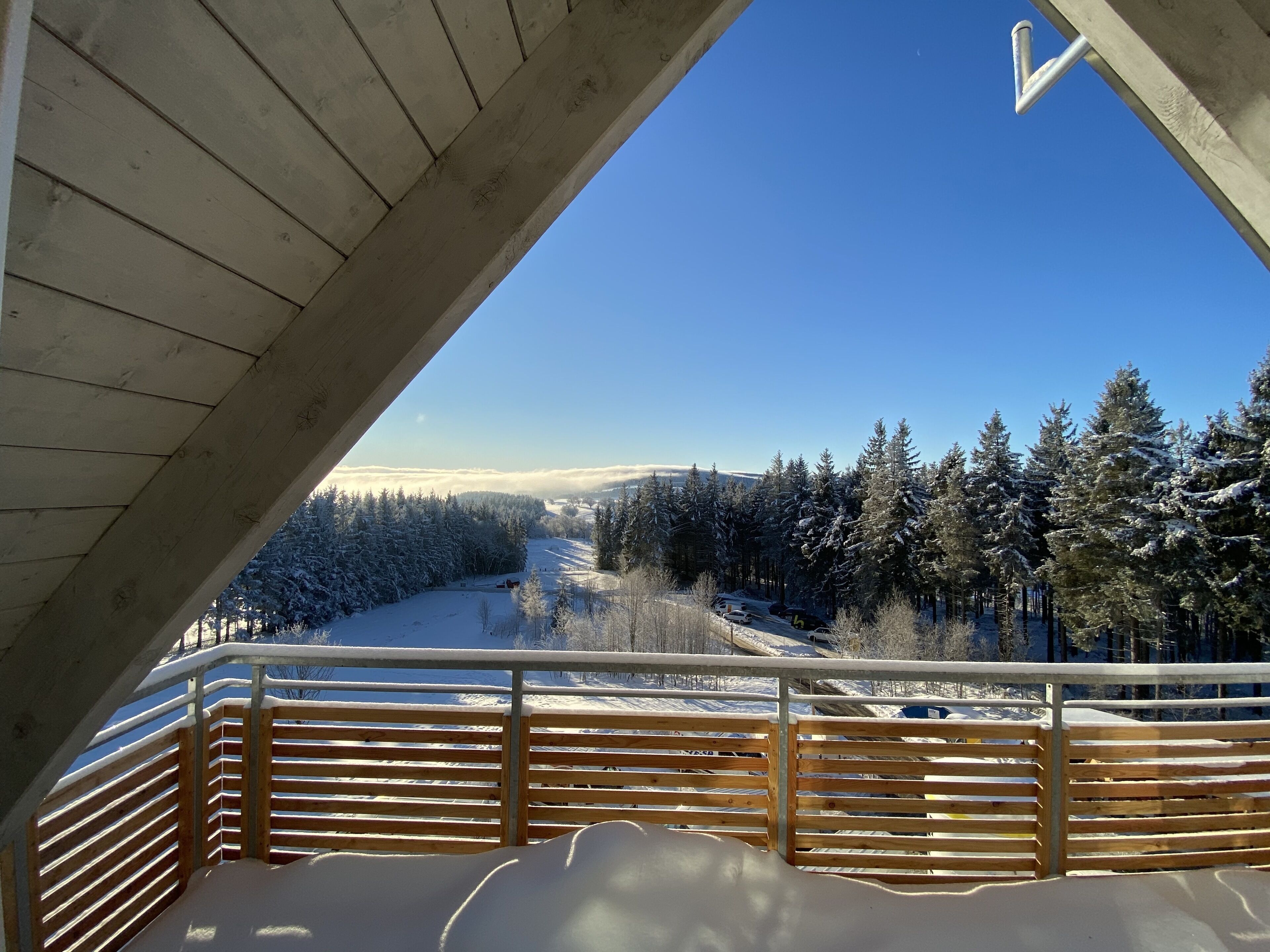 Vue depuis le balcon