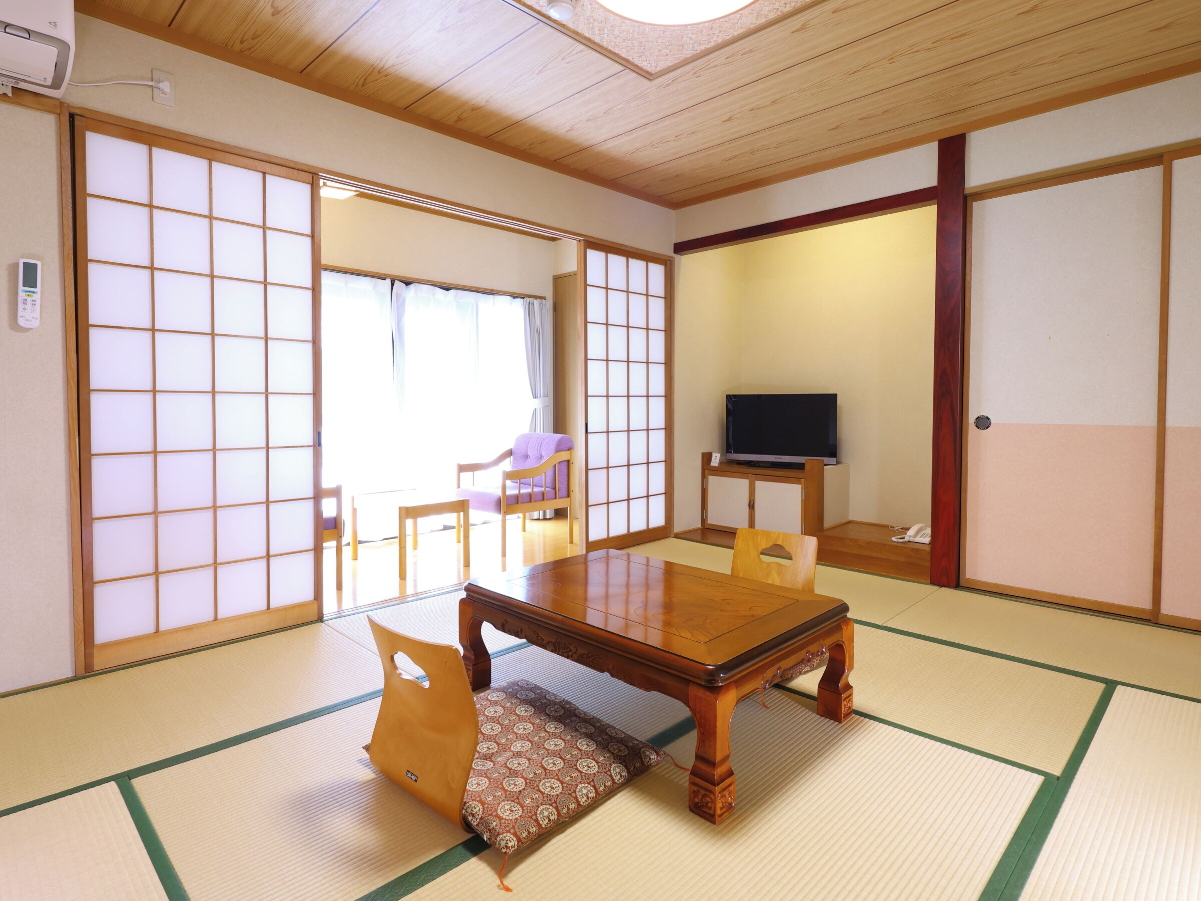 Japanese-style 10tatami mats room, Non Smoking | In-room safe, blackout drapes, bed sheets