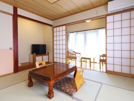 Japanese-style 8tatami mats room, Non Smoking | In-room safe, blackout drapes, bed sheets