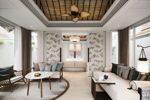 Deluxe Garden Pool Villa | Free minibar items, in-room safe, desk, laptop workspace - Banyan Tree Krabi (Krabi)