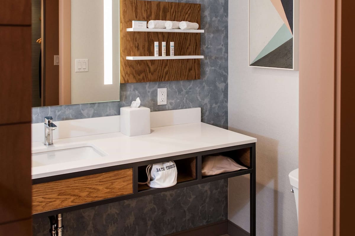 room, 2 queen beds | bathroom | towels