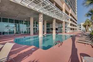 Indoor pool, outdoor pool