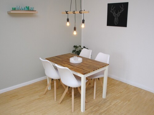 Ground-floor vacation apartment with a unique view, pure relaxation in the Harz Mountains