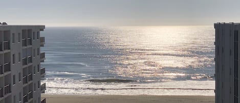 Beach nearby, sun-loungers