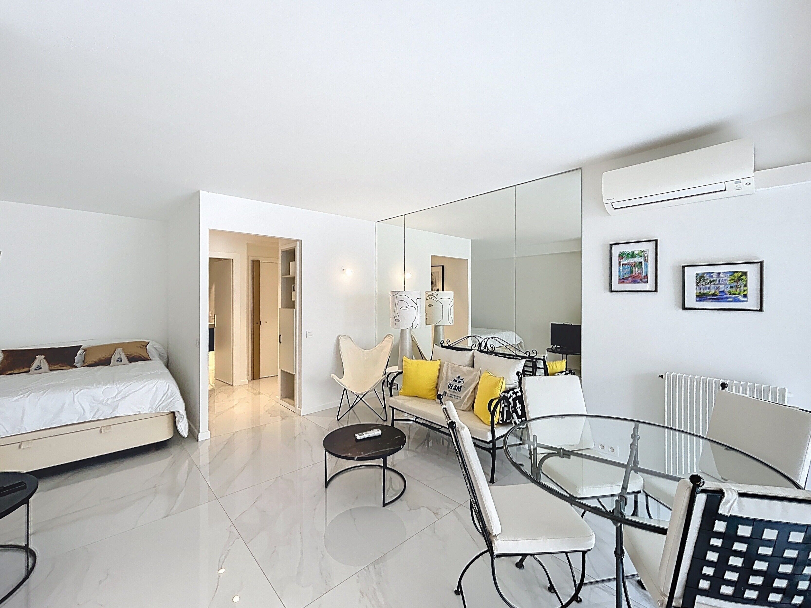 Cannes: Charming Studio Carlton Area In A Residence 3 Min Beaches Croisette - Cannes