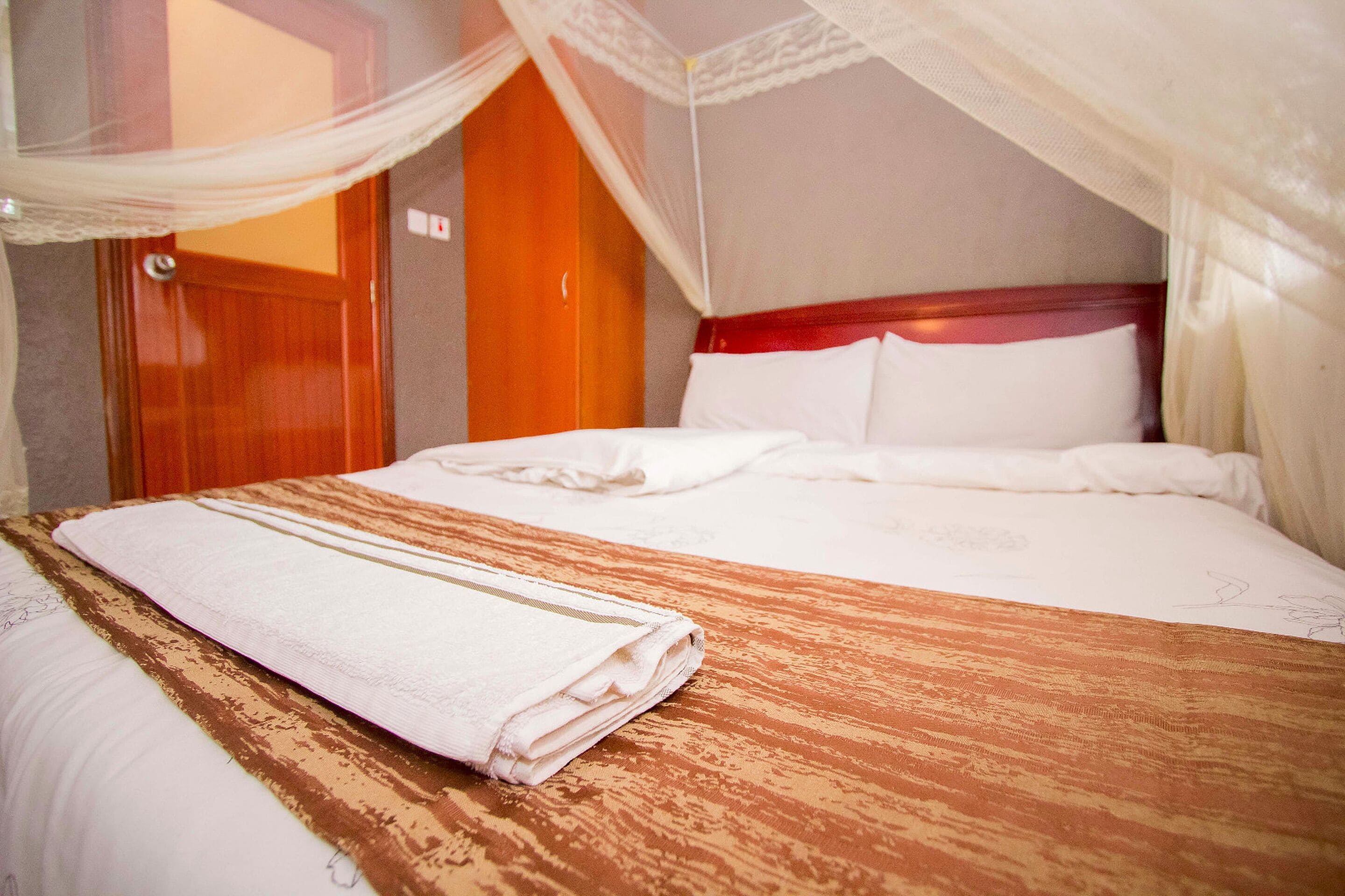 desk, blackout curtains, iron/ironing board, free wifi