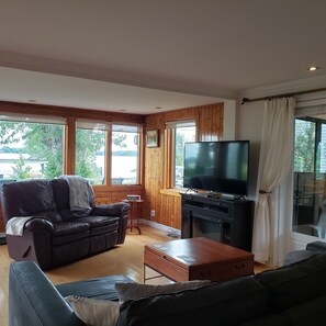 Smart TV, DVD player, video library, offices